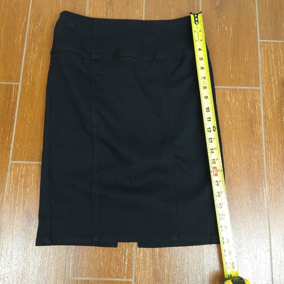 Sold D.Jeans Black Pencil Skirt Size 8 - Picture 13 of 16